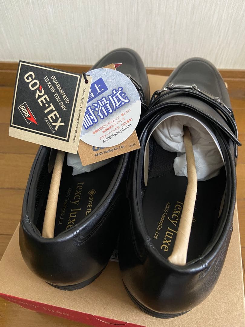 アシックス　テクシーリュクス 　幅広　27.5　耐滑底　ゴアテックス　新品未使用