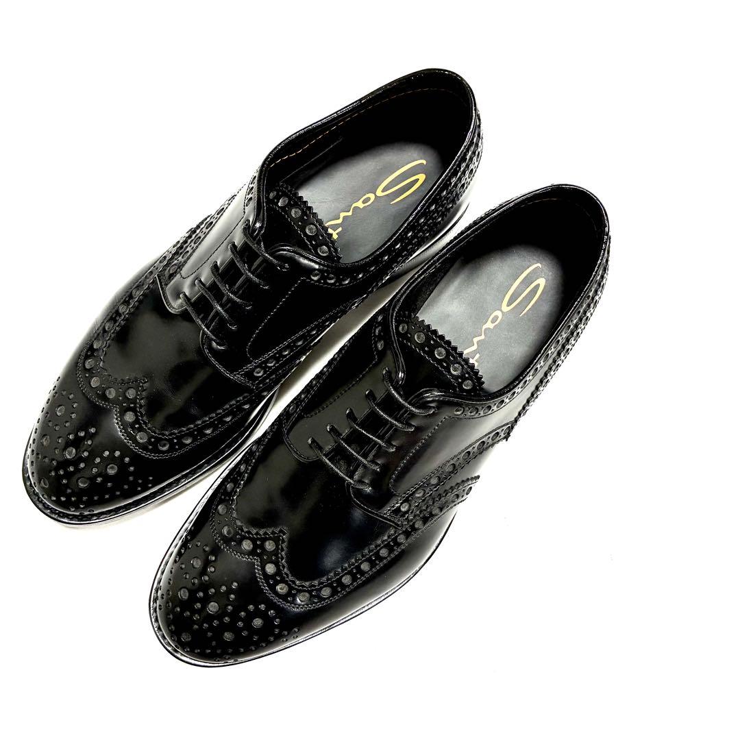 新品SANTONI 最高級ライン15.5万円 パティーヌ ビジネスシューズ