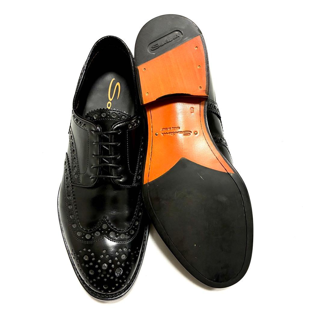 新品SANTONI 最高級ライン15.5万円 パティーヌ ビジネスシューズ