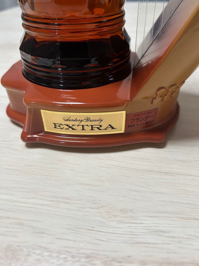 専用　箱付き Suntory EXTRA ブランデー ハープ型ボトル