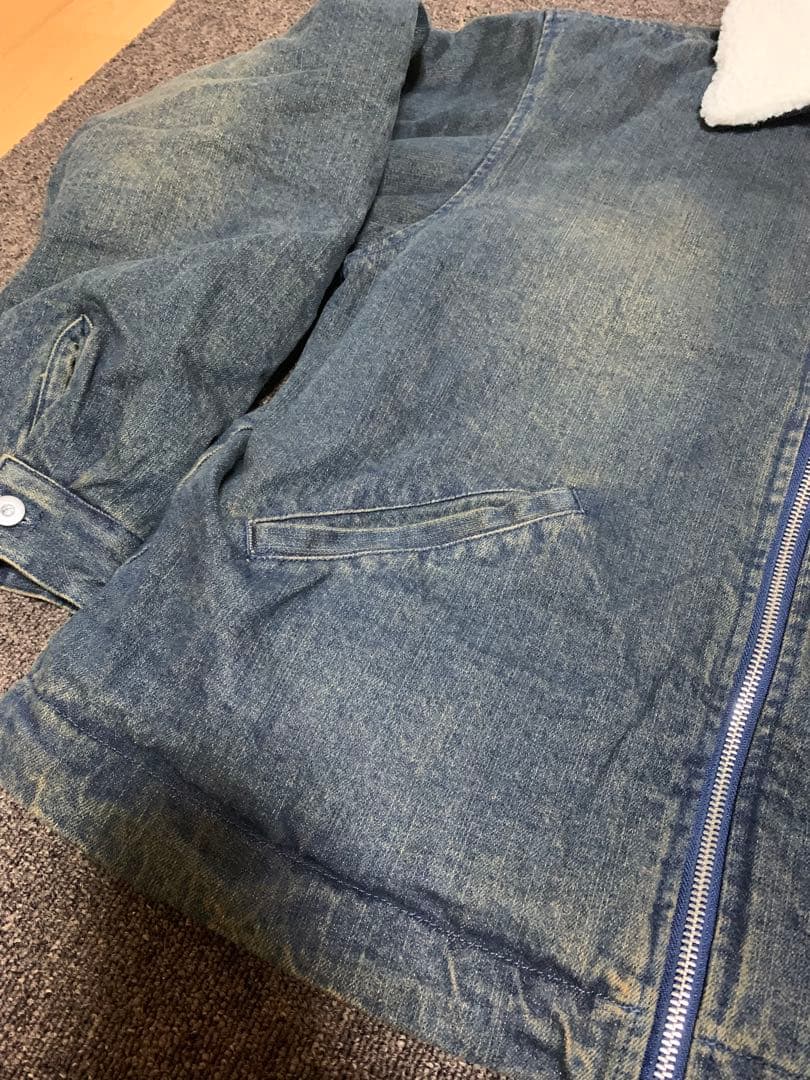 ザッツライフ（That’s Life）☆ デニム フリース襟 ジャケット