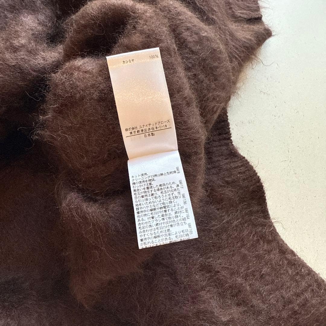 BLAMINK ブラミンクカシミアファー ベスト ニット　 38