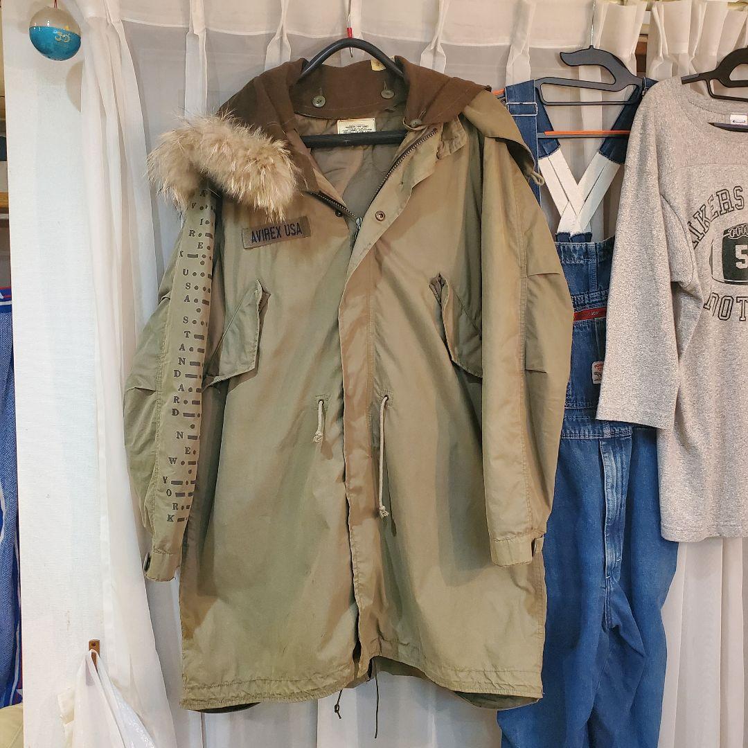 AVIREX USA スカル刺繍 　モッズジャケット