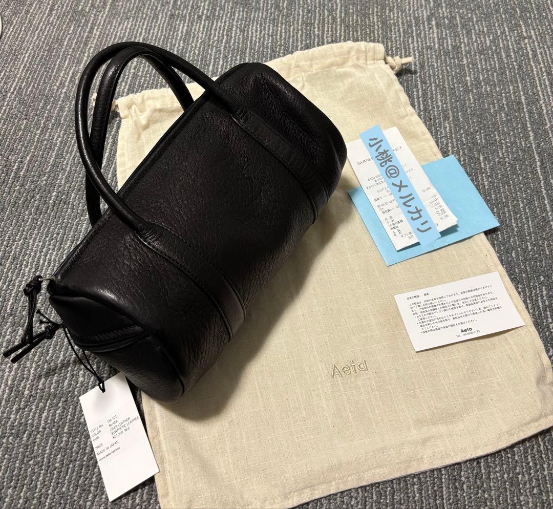 未使用・正規品　Aeta da101アエタ　シリンダー ボストンバッグ