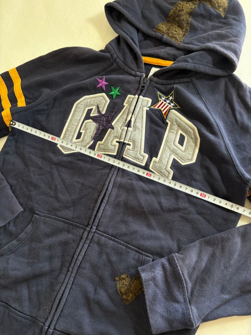 レア★y2k GAP 再構築 十字架 星 ワッペン平成ギャル フェアリーグランジ