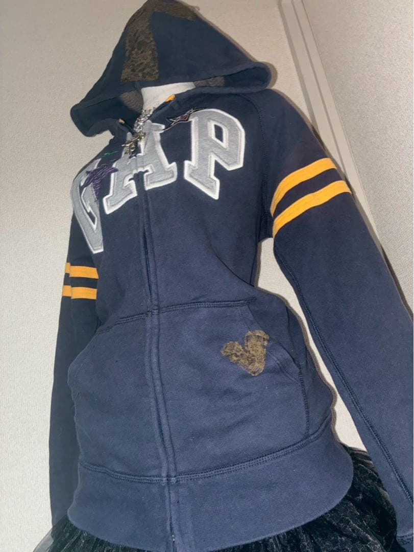 レア★y2k GAP 再構築 十字架 星 ワッペン平成ギャル フェアリーグランジ