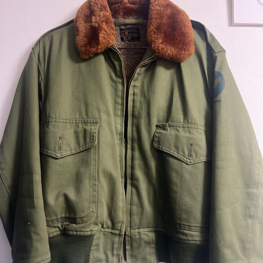 t*2様 N.S.CO B-10 ミリタリージャケット カーキ 激レア 90s