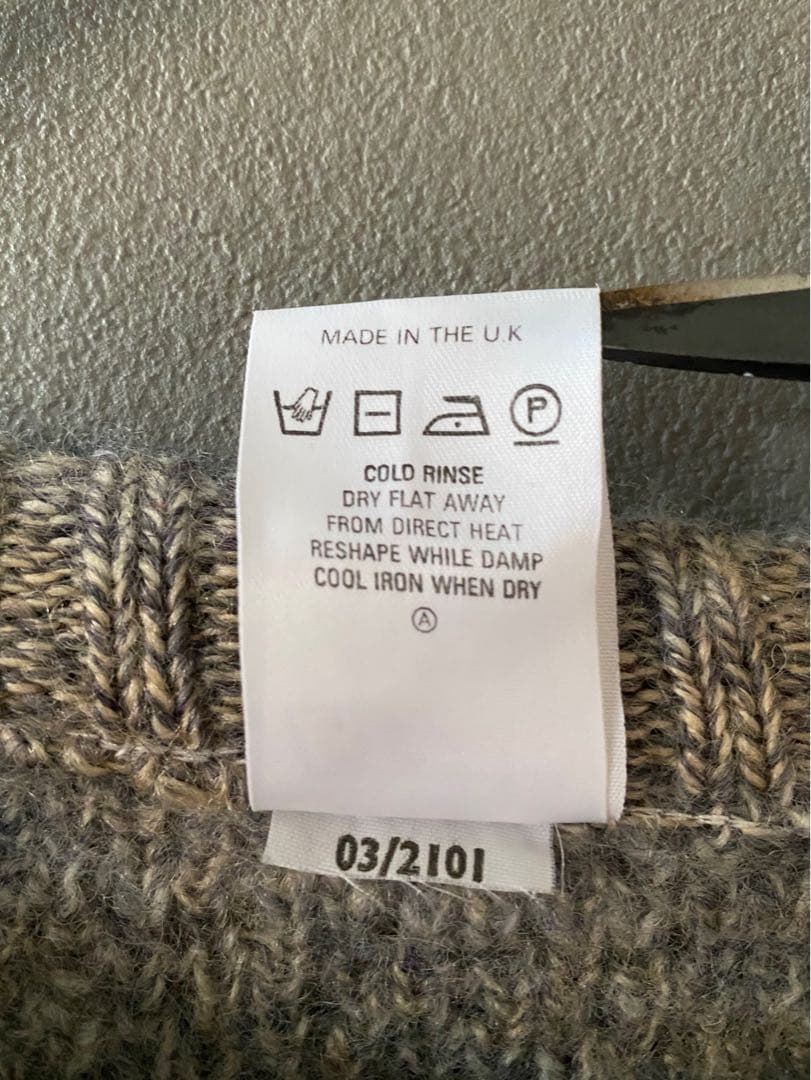 古着 ビンテージ 80s ヨーロッパ イギリス キッズ ニット セーター 希少