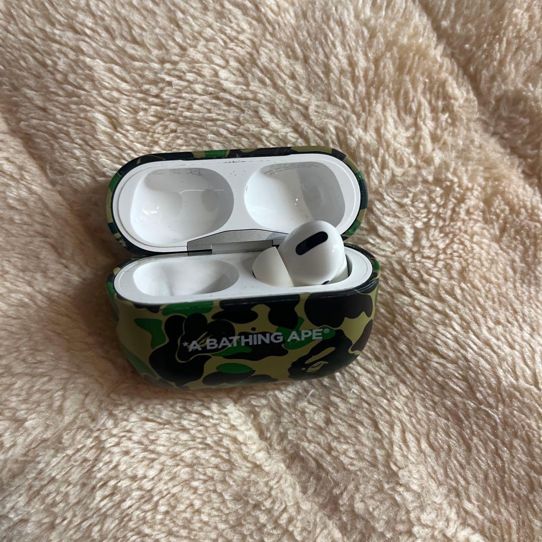 AirPods pro （第1世代）　BAPEケース付き　片耳 ケースのみ不可