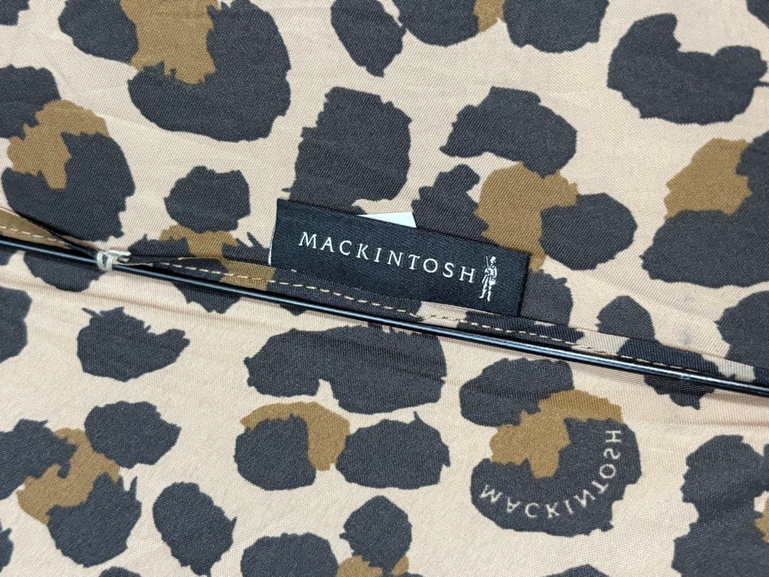 マッキントッシュフィロソフィー/折り畳み傘/レオパード/晴雨兼用/ヒョウ柄/美品