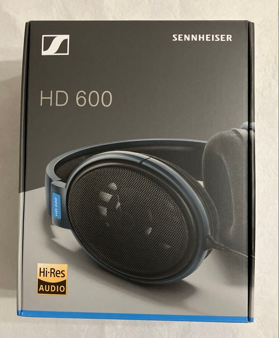 Sennheiser HD600 箱　説明書　変換プラグ付　有線ヘッドホン　美品