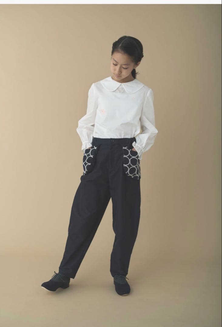 tambourine パンツ 2025-26 a/w ネイビー　160