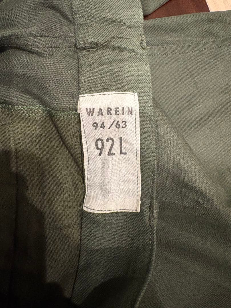 60s FRENCH M47 CARGO PANTS 後期型SIZE 92L