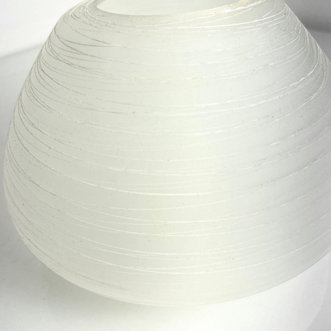 希少昭和レトロ✨未使用 保管品 山田照明 糸巻きガラス ペンダントライト ランプ