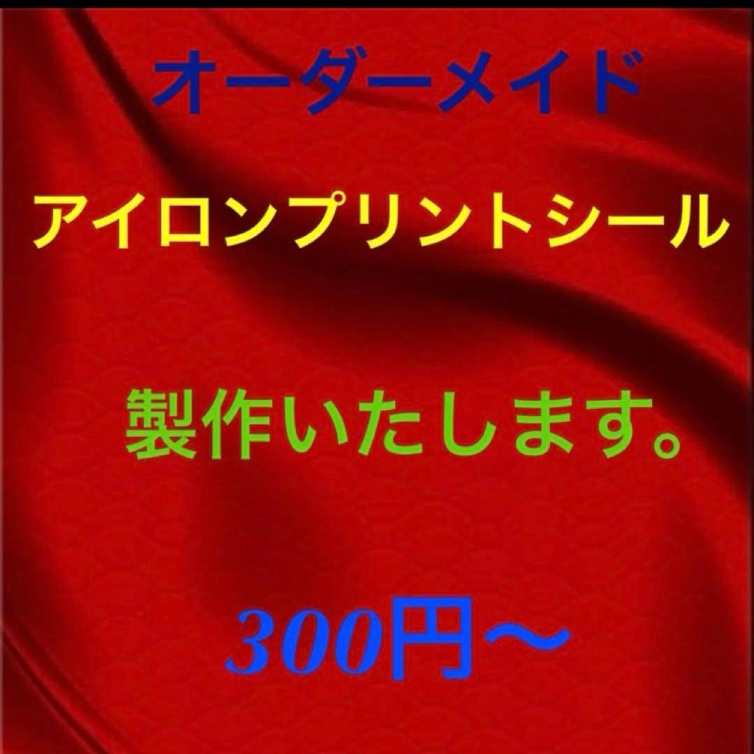カズノリ アイロンプリントシール