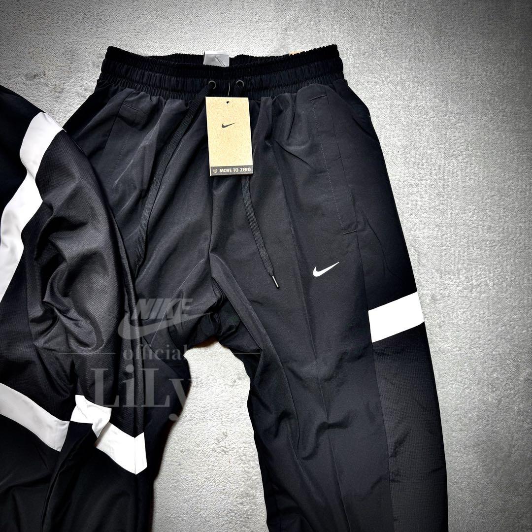 【2XLサイズ】新品未使用　NIKE上下セットアップ　ウーブン　バスケ　黒010