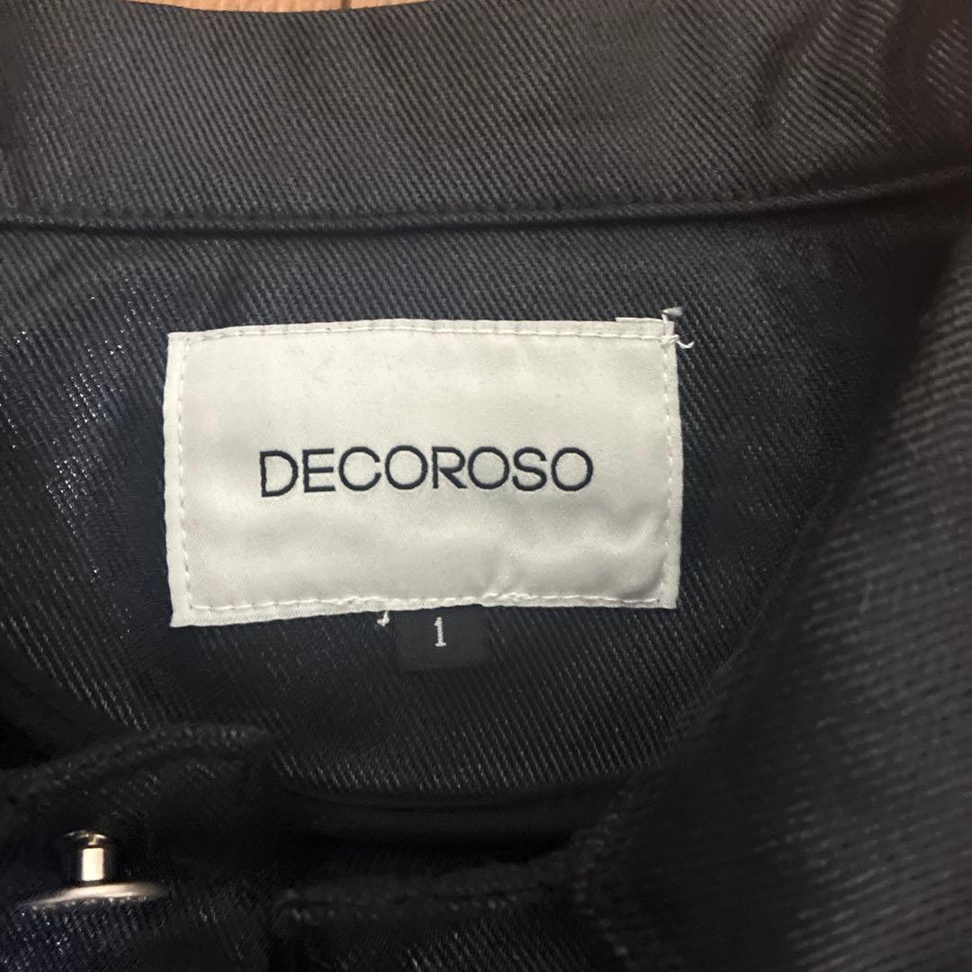 【新品未使用】decorosoコーティングデニムジャケット