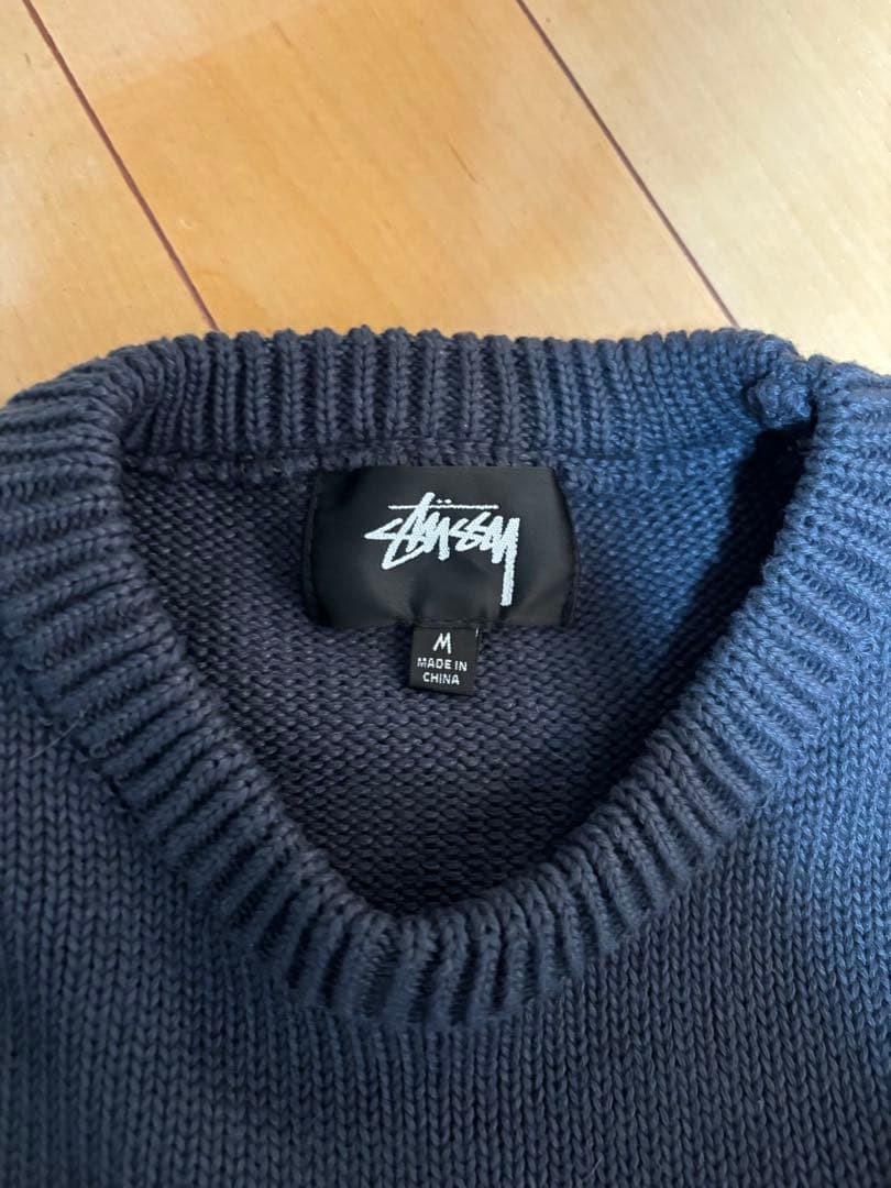 トップス Stussy Surfman Icon Sweater Dusty Blue M