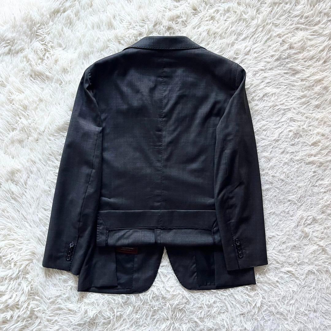 <美品>TAGLIATORE サルトリアーレ ダークグレー ウール スーツ 44