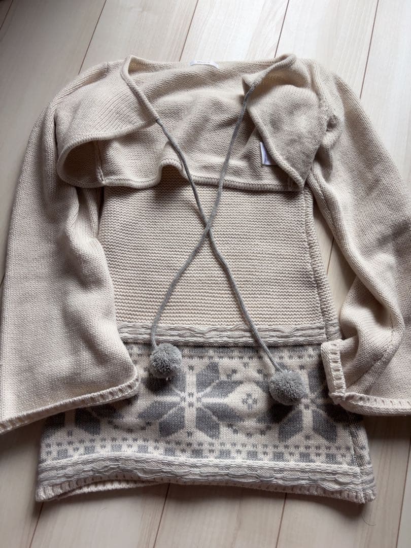 Darich ノルディックパネルニットミニワンピース