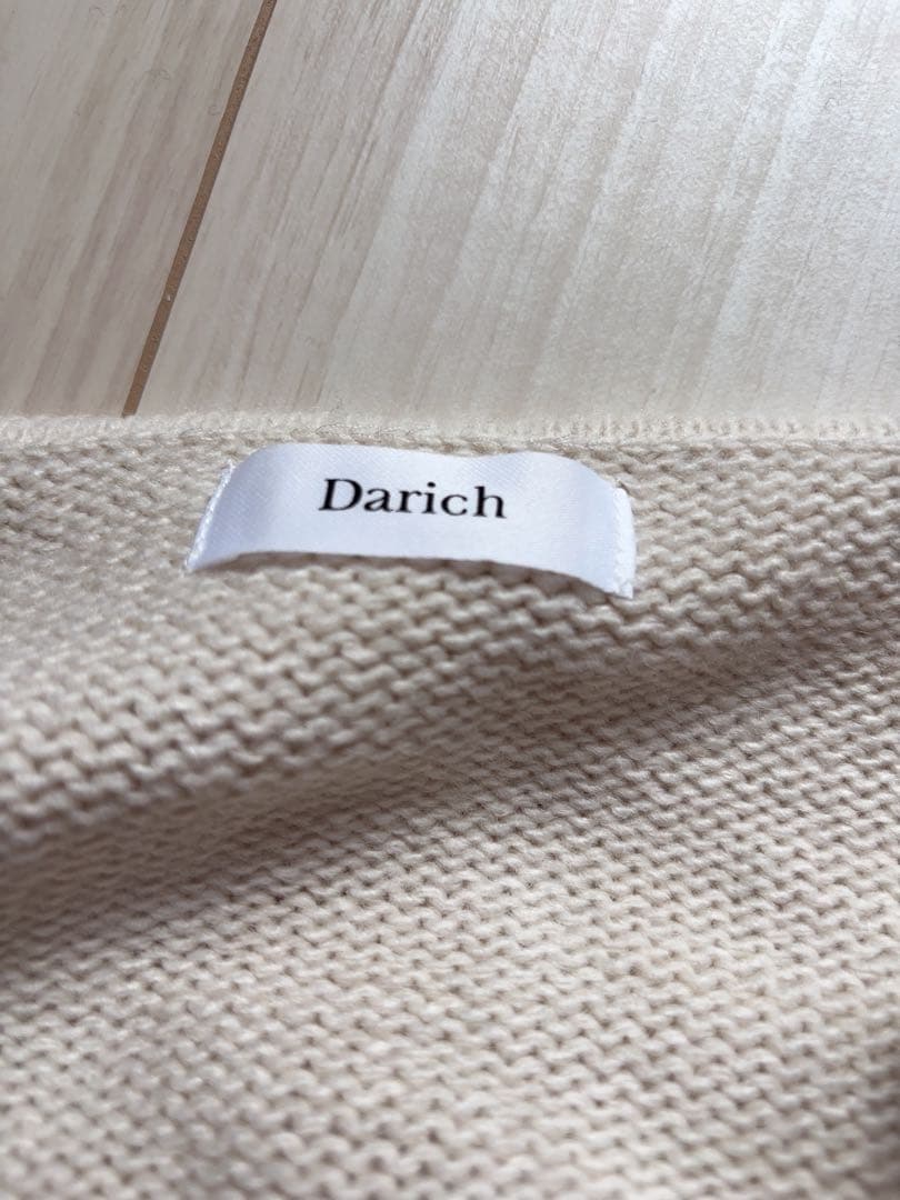 Darich ノルディックパネルニットミニワンピース