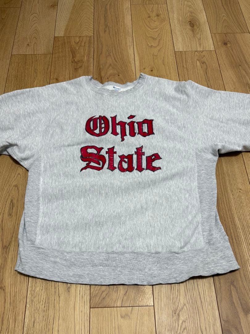トップス 80s champion reverse weave Ohio state XL