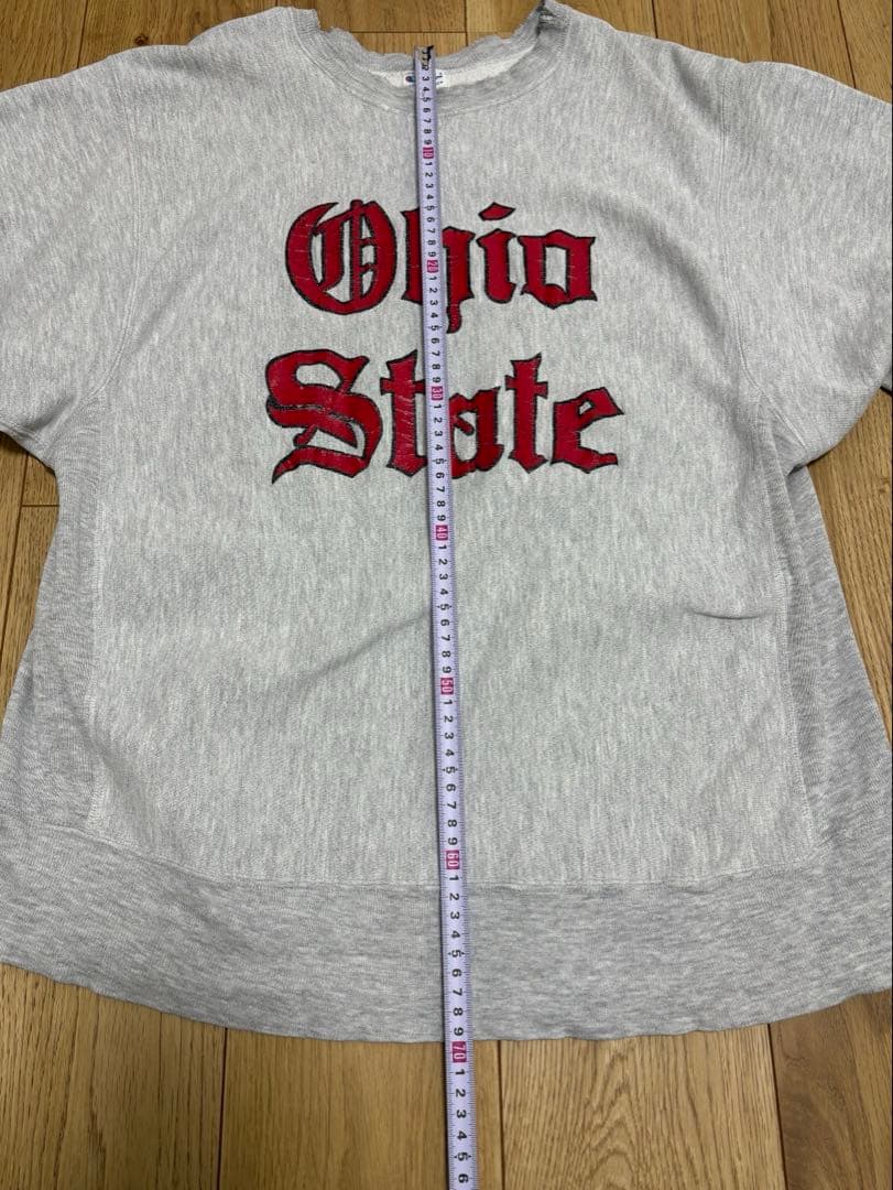 トップス 80s champion reverse weave Ohio state XL