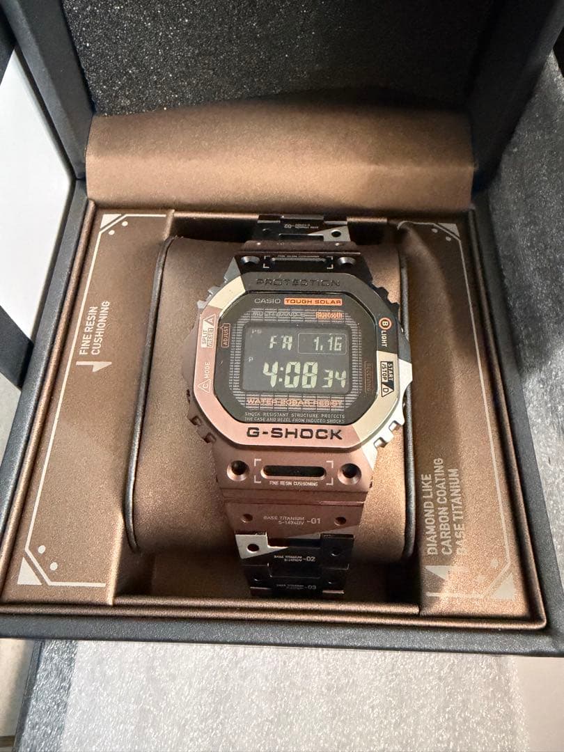 ダ*！様 フルメタル 電波ソーラーGMW-B5000TVB-1JR メンズ カモ