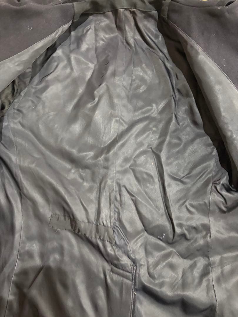 1940s WW2 US NAVY 実物 Pコート 10ボタンXL