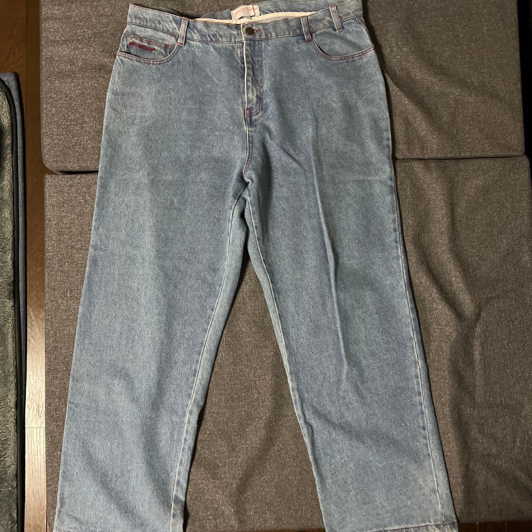 yardsale ブルー　デニム　L スケート