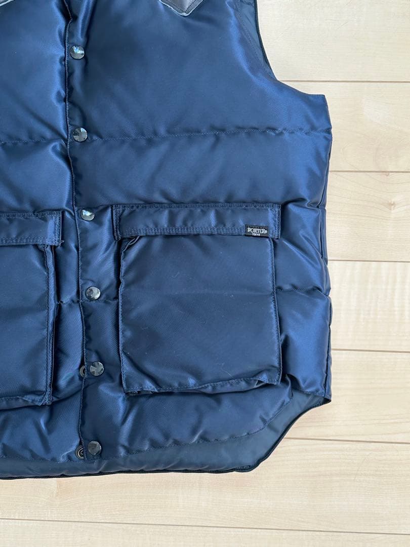 ロッキーマウンテン×ポーター×ビームス　ダウンベスト