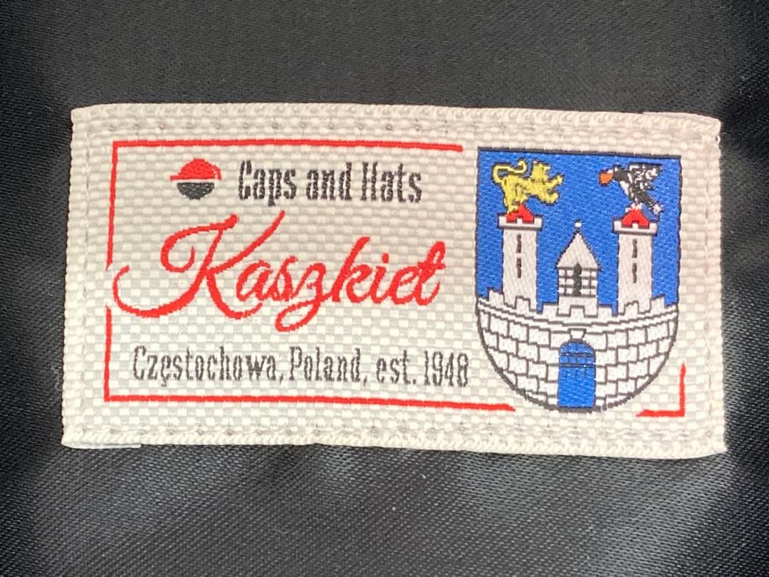 Kaszkiet レザーハット　ブラック　未使用品　サイズ59cm