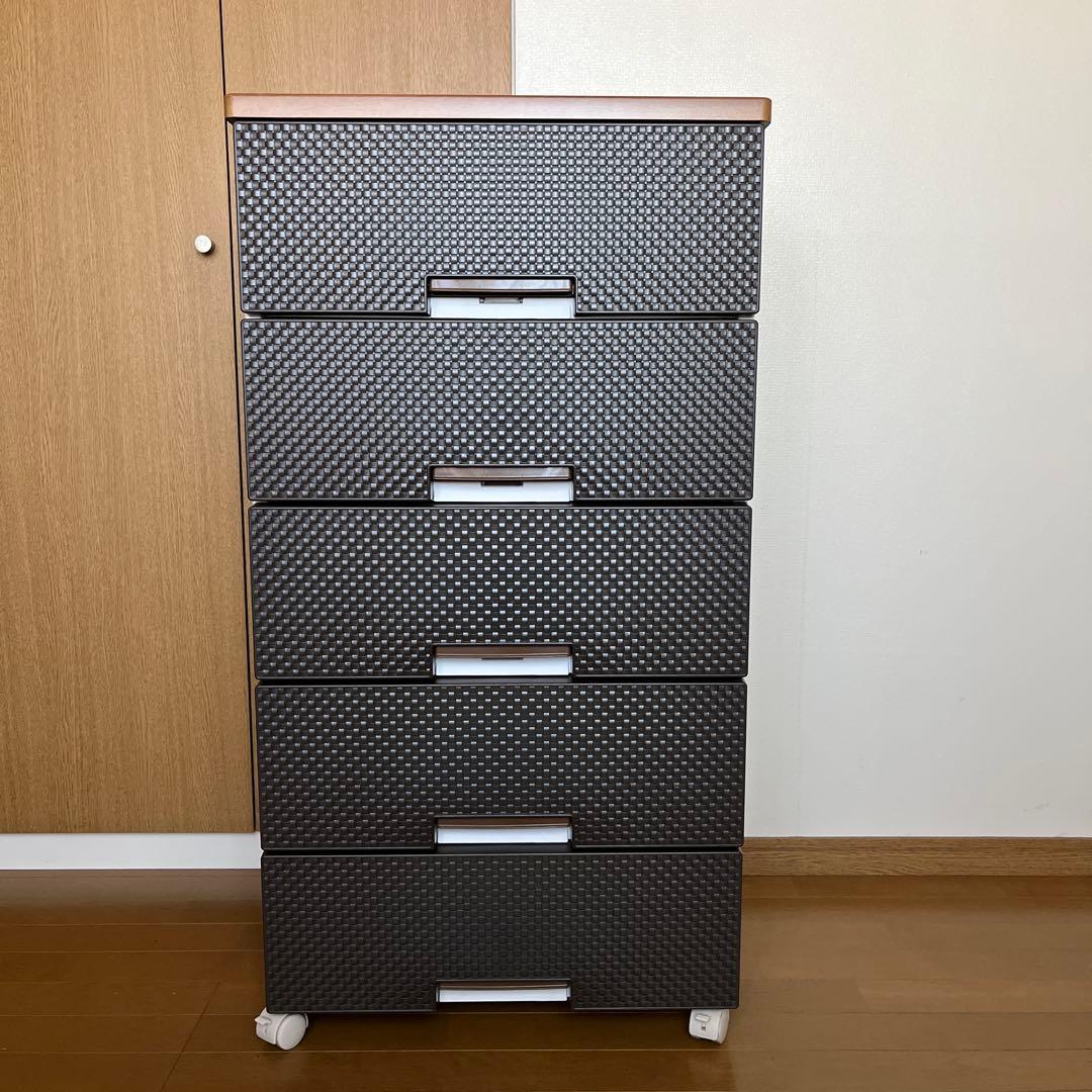 フィッツプラス メッシュ FM5505 5段 キャスター付き