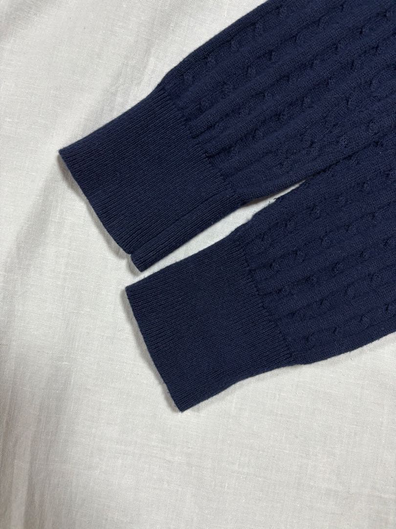 美品 POLO RALPH LAUREN ケーブルニットカーディガン　S〜M