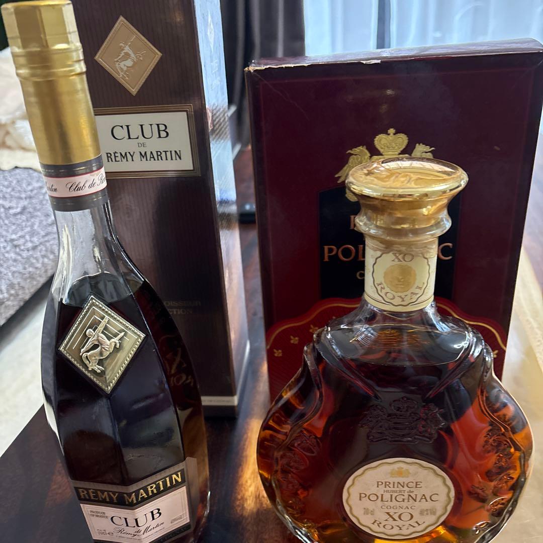 ブランデー REMY MARTIN CLUB & PRINCE POLIGNAC XO