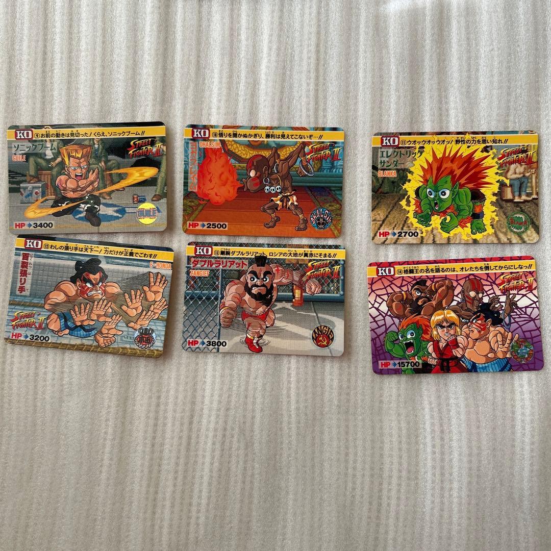 【希少美品】ストリートファイターⅡ カードダス パート1 全21種 コンプ