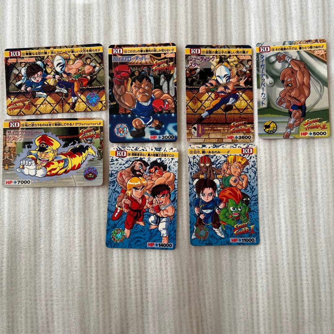 【希少美品】ストリートファイターⅡ カードダス パート1 全21種 コンプ