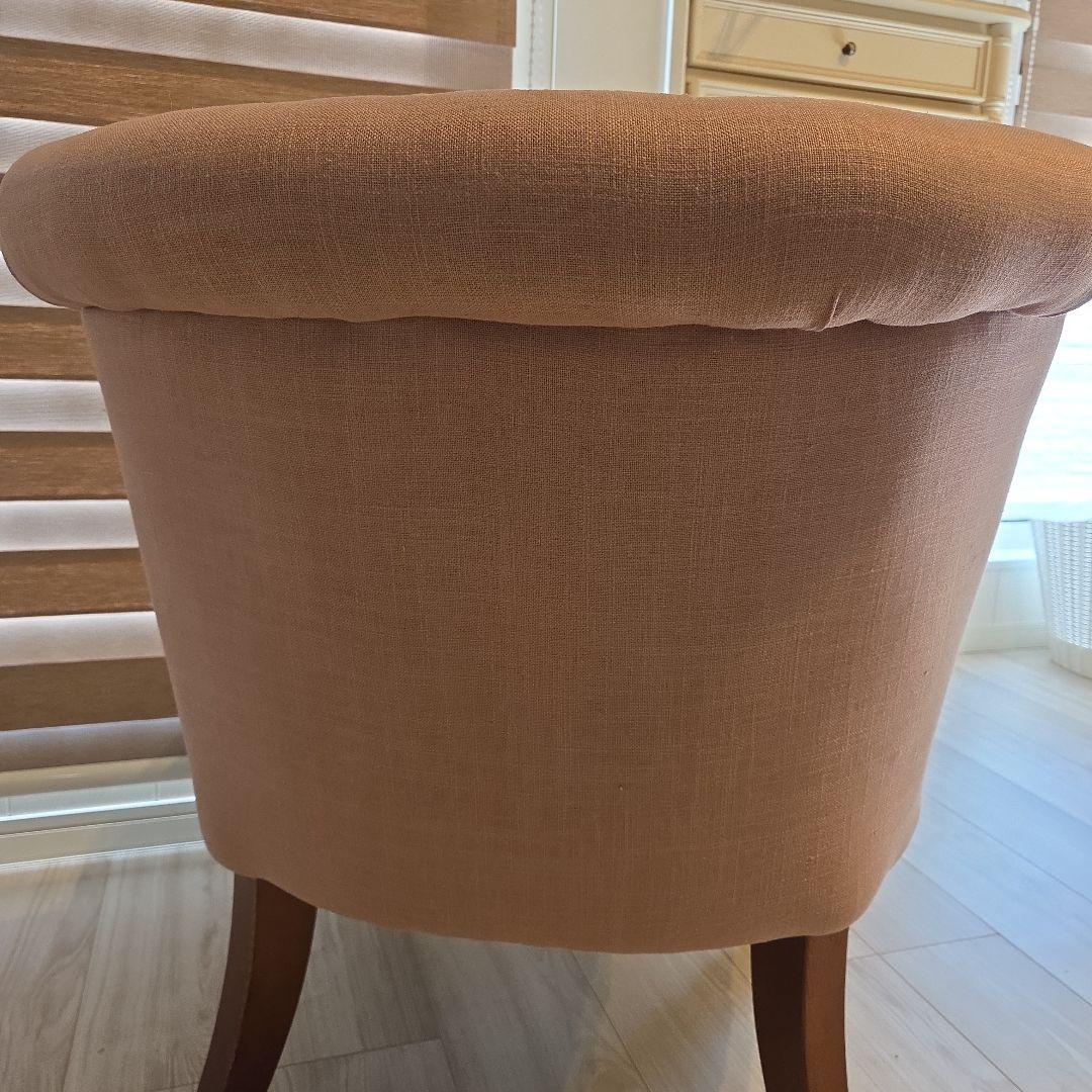 miumiu*様　クラシック ピンク ファブリック 1人掛けソファ