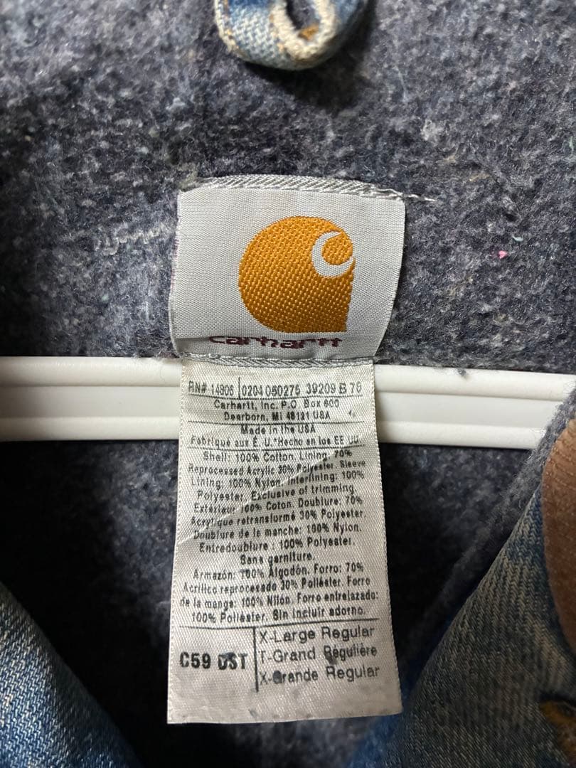 Carhartt Denim Michigan Chore Coat アメリカ製