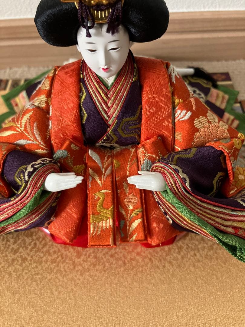 美品　柴田家千代作　雛人形　桐箱付き