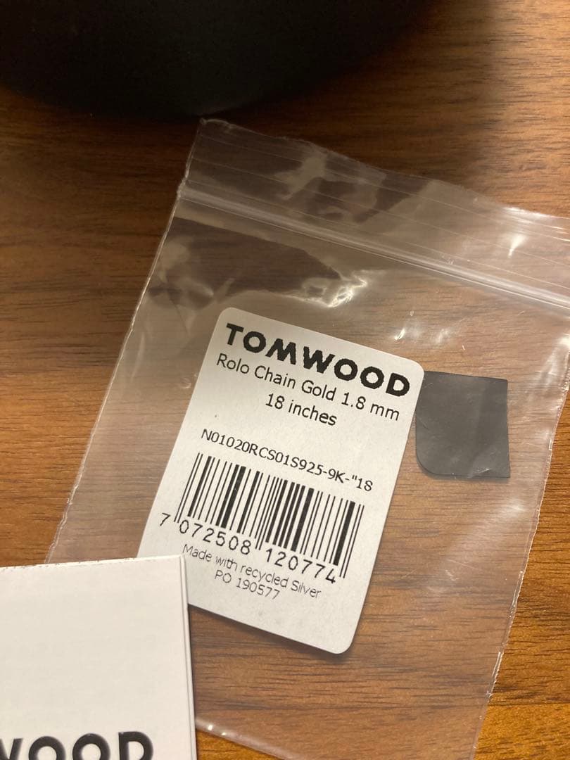 アクセサリー TOM WOOD RoloChain Gold