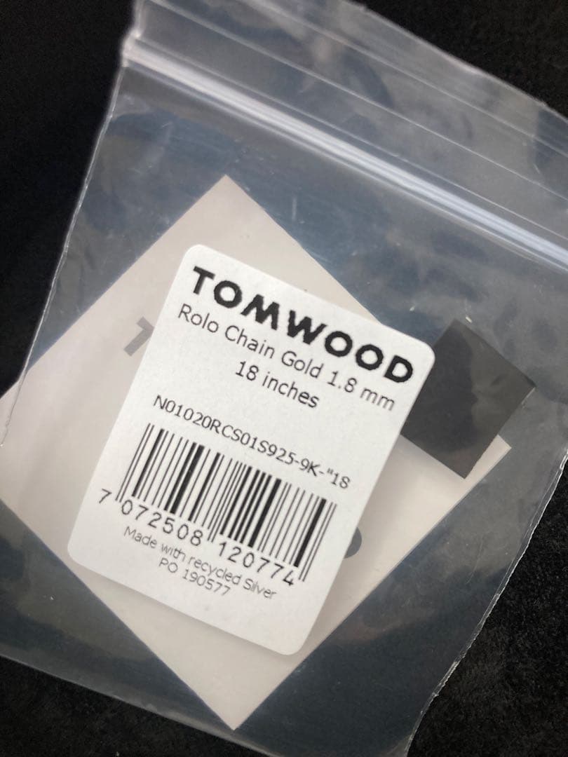 アクセサリー TOM WOOD RoloChain Gold