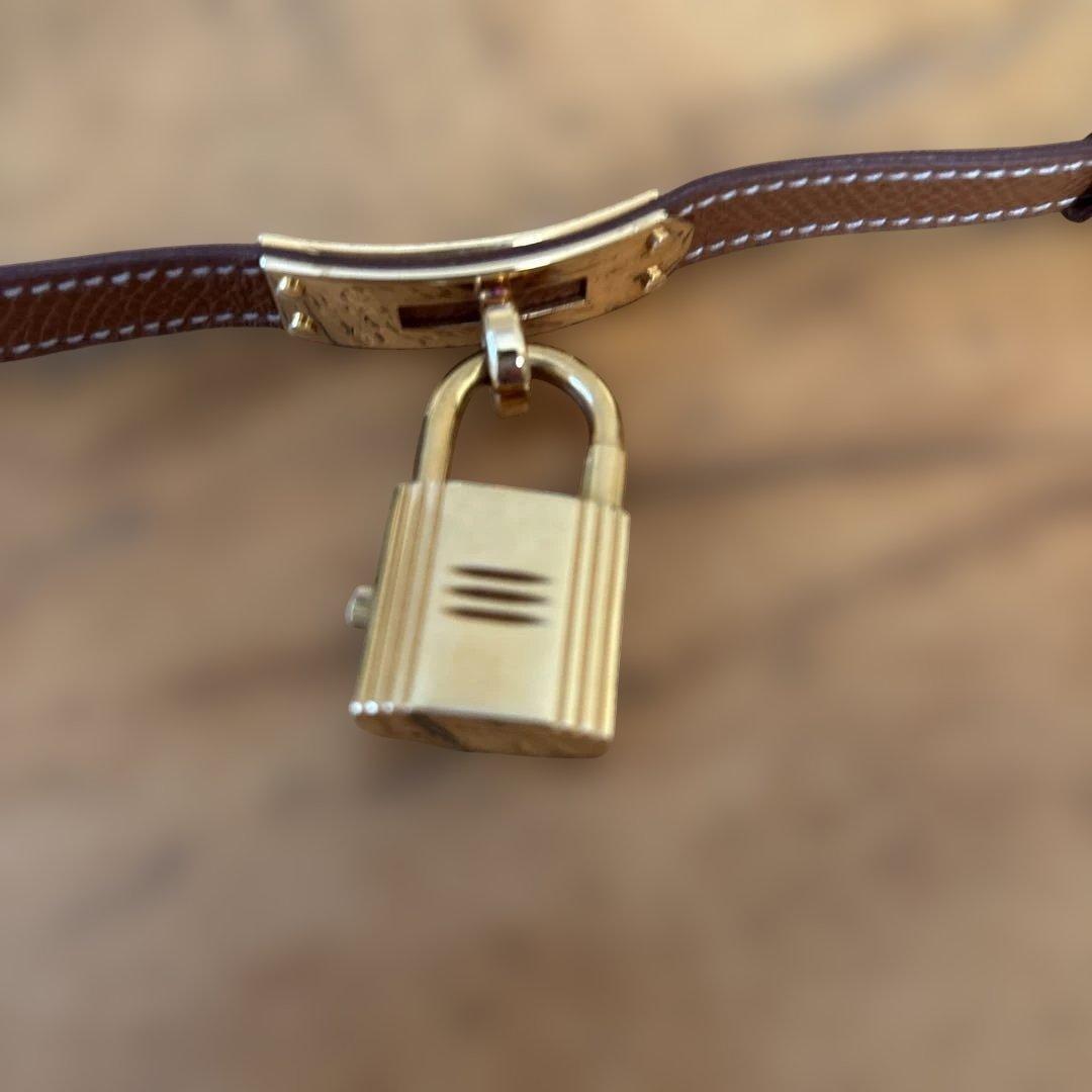 エルメス HERMES ケリーウォッチ レディース 腕時計 ゴールド ブラウン