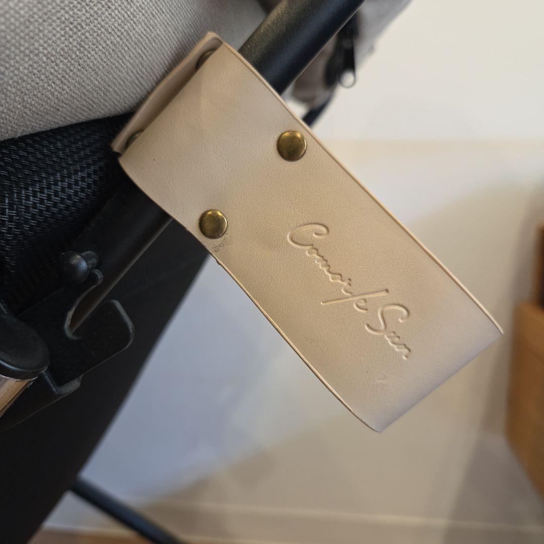 ひなたライフ　2way フォールディングチェア　カーキグレー