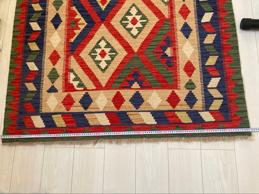 IKEA キリム　ラグ　マット　約175センチx120センチ