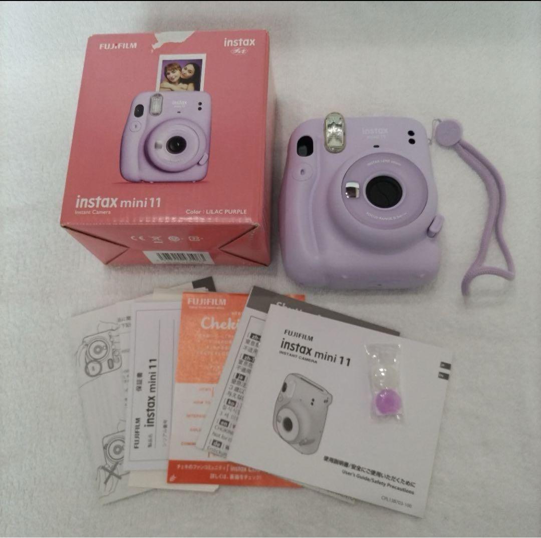 フジフィルム instaxmini11 ライラックパープル