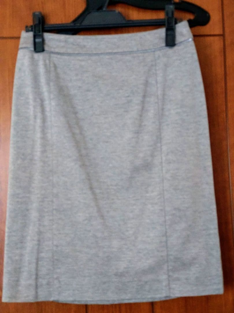 【TRANS WORK】ジャケット42・スカート40 グレー系