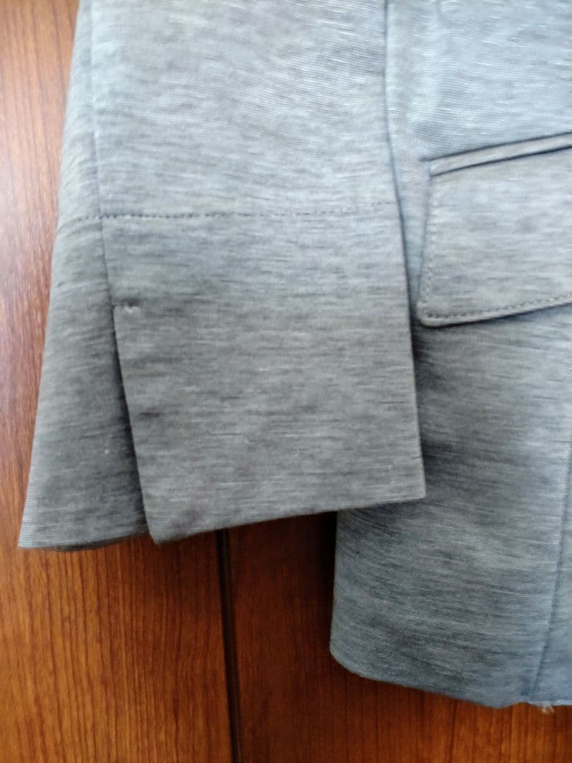 【TRANS WORK】ジャケット42・スカート40 グレー系