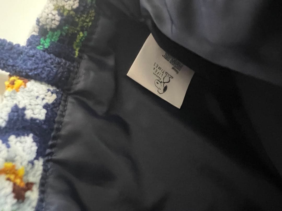 フェイラー　スヌーピー手付き巾着バッグ