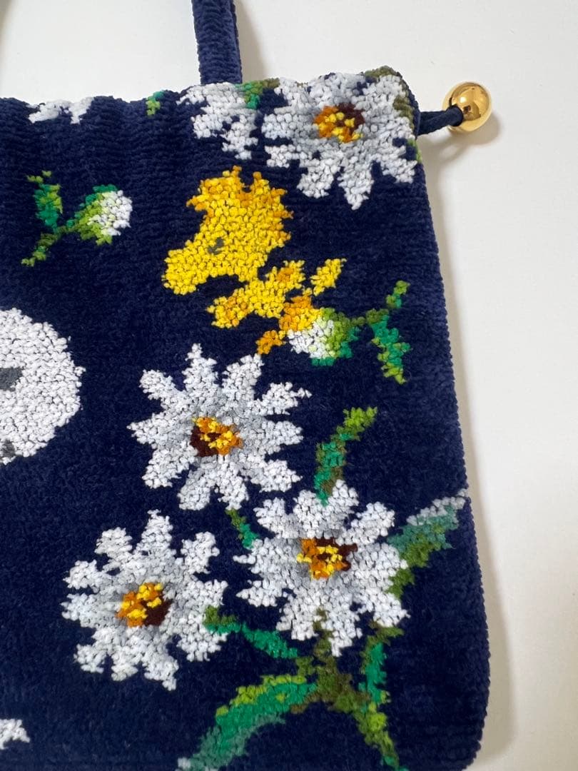 フェイラー　スヌーピー手付き巾着バッグ